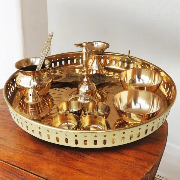Brass_Puja_Thali_Set_With_Multiple_Items_-_9.8x9.8x1.4_inch_(Z476_C)