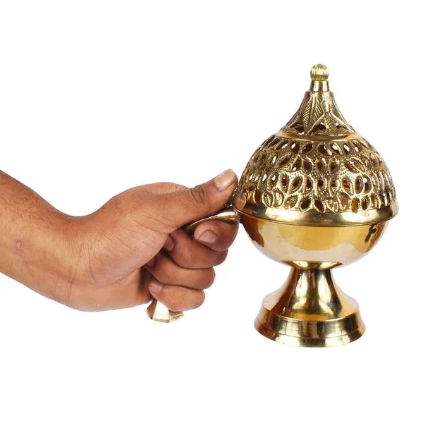 Brass_Loban_Dan,_Luab_Daan,_Bakhoor_Dan_-_6.5x4.5x6.5_Inch_(Z545_A)