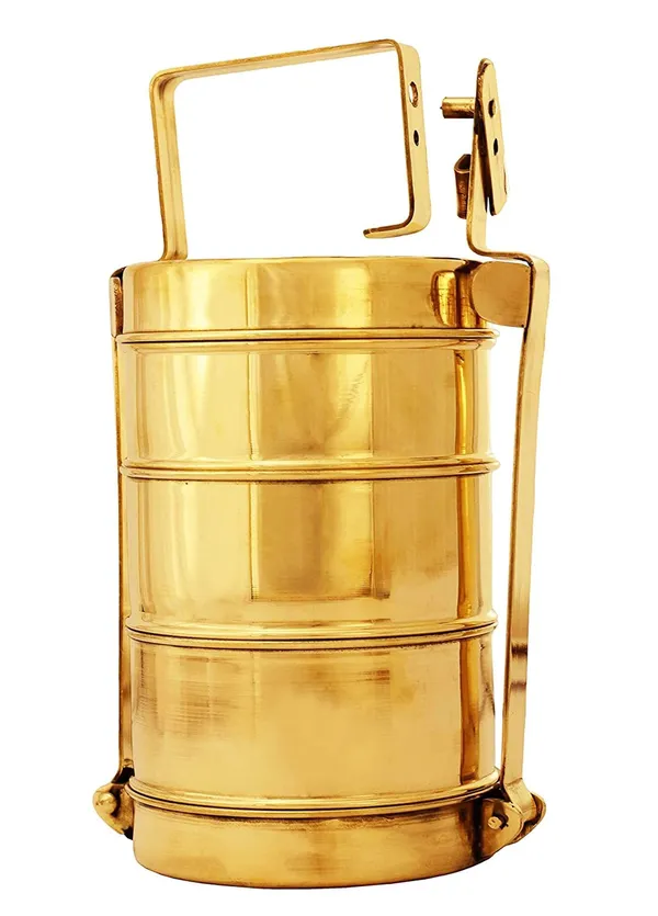 Brass_Lunch_Box,_Tiffin_Box_-_5x5x11_Inch_(Z575_C)