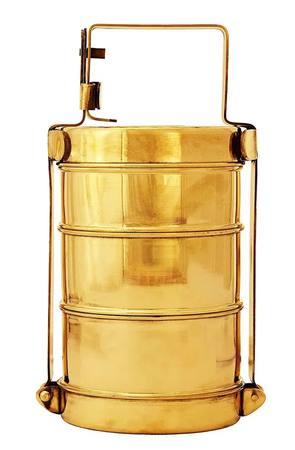 Brass_Lunch_Box,_Tiffin_Box_-_5x5x11_Inch_(Z575_C)