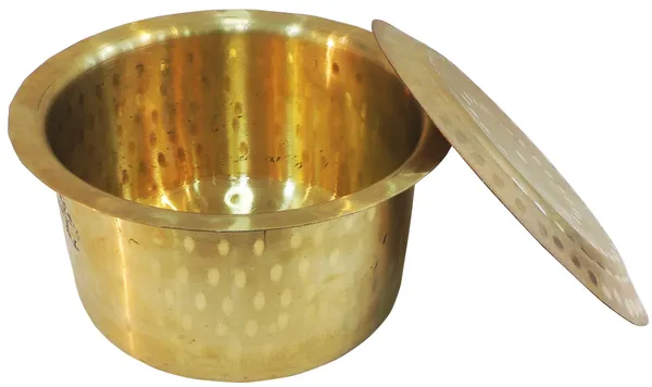 Brass_Kitchen_Purpose_Bhagona_With_Lid,_Capacity_:_3_Liter_-_9.1x9.1x5_Inch_(Z637_D)