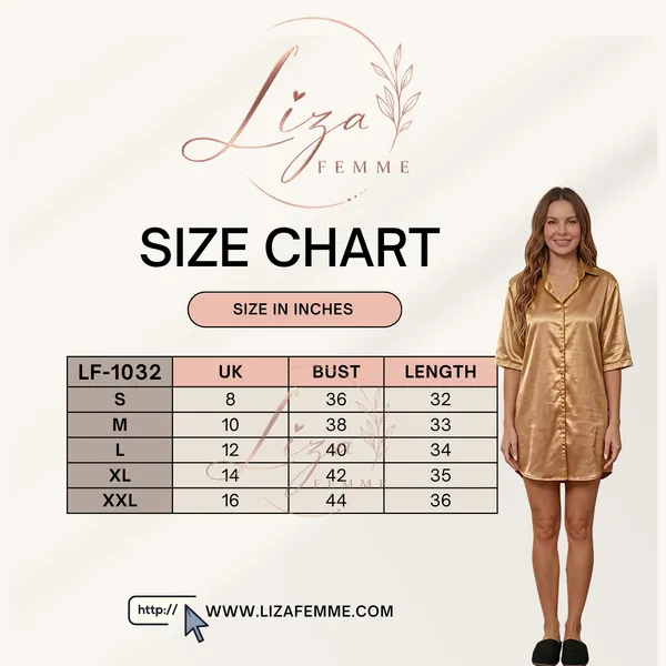 Liza_Femme_Golden_Casual_Loose__Silky_Sexy_Shirt_Home_Style_Comfortable