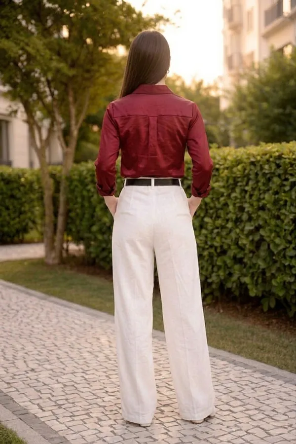 Liza_Femme_Women_Mehroon_Comfort_Formal_Satin_Shirt