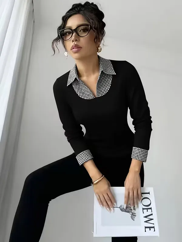 Liza_Femme_Black_The_Executive_Mock-Layer_Knit_Top
