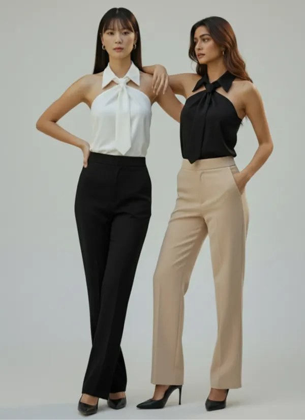 Liza_Femme_CEO_Chic_Tie-Neck_Halter_Top