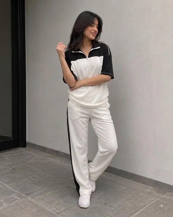 Liza_Femme_Colorblock_Quarter-Zip_Set_