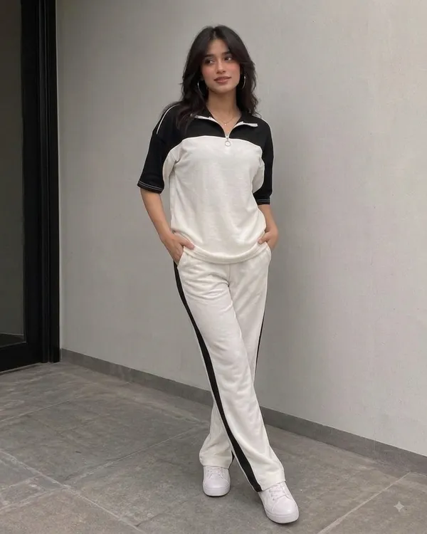 Liza_Femme_Colorblock_Quarter-Zip_Set_
