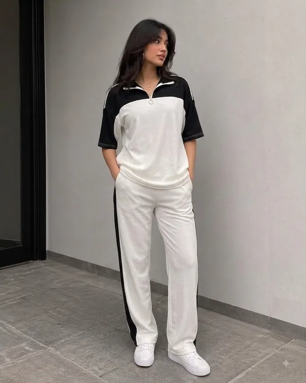 Liza_Femme_Colorblock_Quarter-Zip_Set_