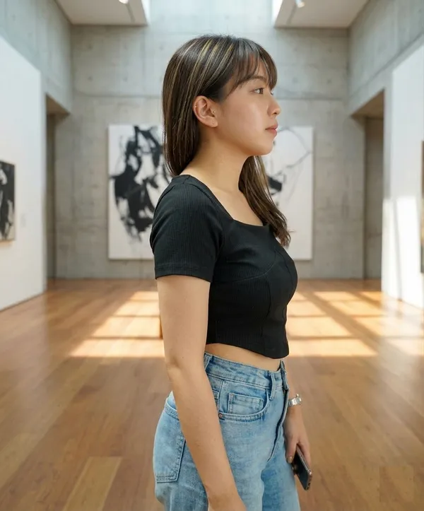 Liza_Femme_Ribbed_Black_Corset-Inspired_Crop