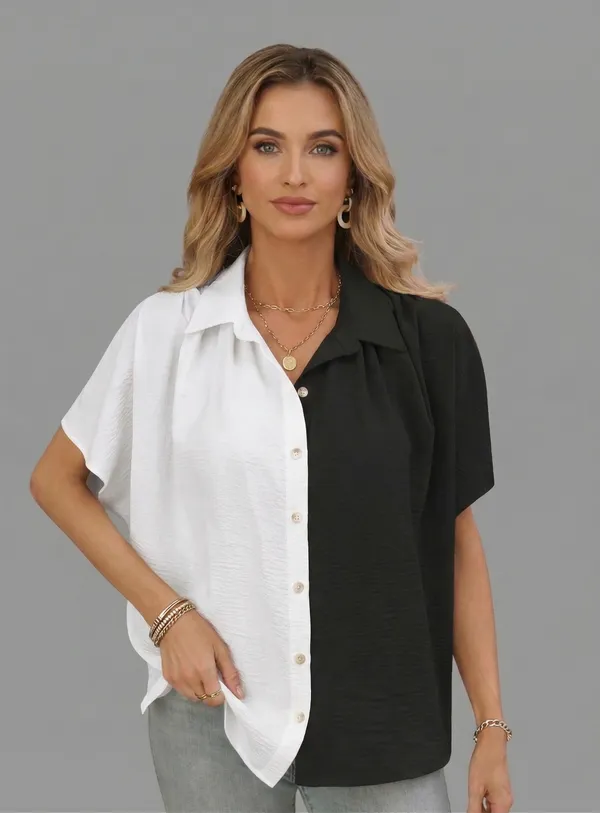 Liza_Femme_Two-Tone_Modern_Button-Down__Shirt