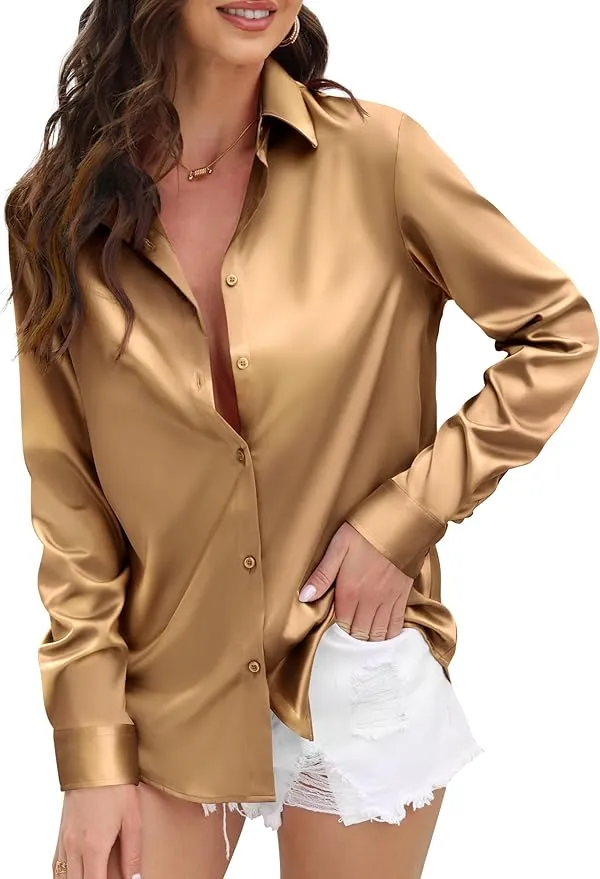 Liza_Femme_Women_Golden_Comfort_Formal_Satin_Shirt