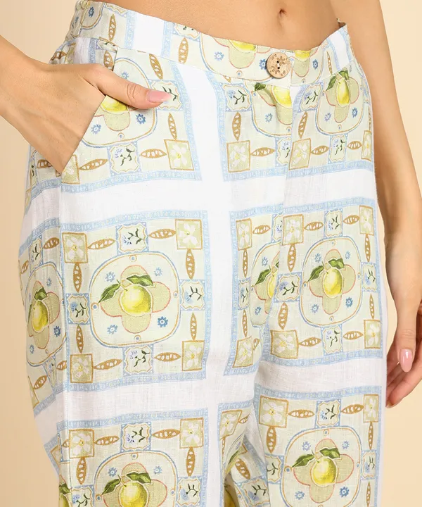 Liza_Femme_100%_Linen_Lemon_Print_Co-Ord_Set