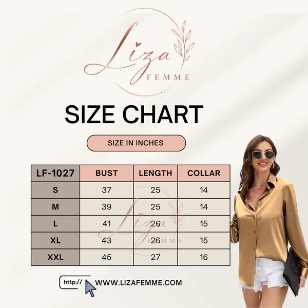 Liza_Femme_Women_Golden_Comfort_Formal_Satin_Shirt