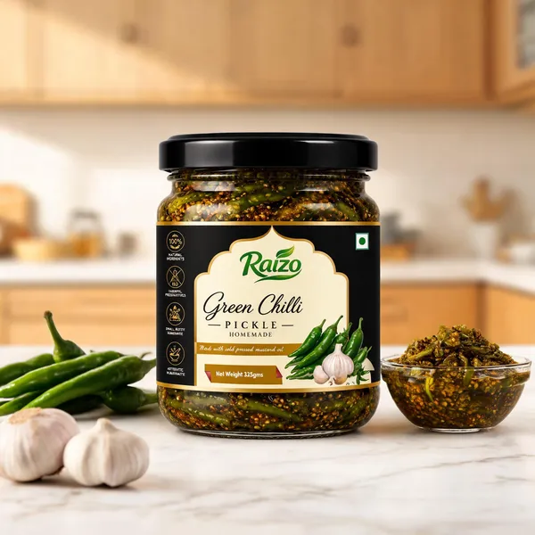 Raizo_Green_Chilli_Pickle_Homemade