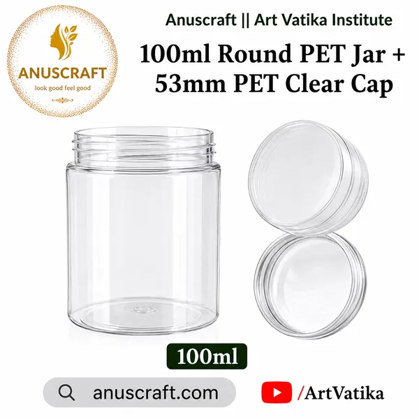 1000ml_Round_PET_Jar_with_100mm_PET_Black_Translucent_Cap_–_Large_Packaging_Jar
