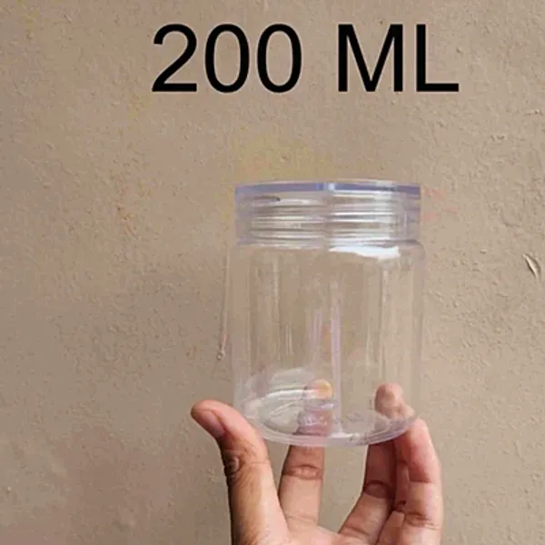 200ml_Round_PET_Jar_with_63mm_Clear_Transparent_Cap_–_Packaging_Jar_for_Cosmetics,_Skincare_&_DIY_Products