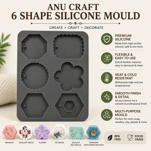 6_Shape_Silicone_Mould_–_Multi-Purpose_Mould_for_Candle,_Soap,_Resin_&_DIY_Crafts