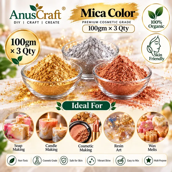 AnusCraft_Premium_Mica_Color_Powder_Combo_–_3_Colors_(Gold,_Silver_&_Rose_Gold),_100g_Each_|_Cosmetic_Grade_Mica_Powder_for_Soap,_Candle,_Cosmetics,_Resin_&_Wax_Melts