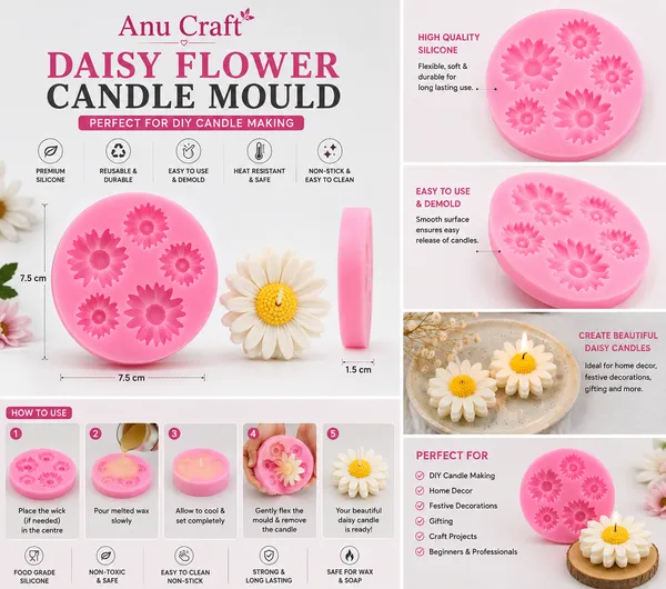 Daisy_Flower_Candle_Mould_–_5_Cavity_Silicone_Mould_for_DIY_Candle_Making