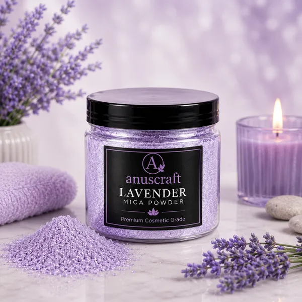 Cosmetic_Grade_Lavender_Mica_Shimmer_Powder
