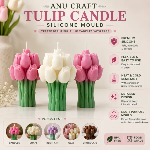 Tulip_Flower_Candle_Mould_–_Silicone_Tulip_Bouquet_Mould