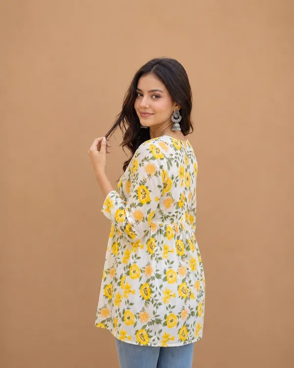 White_Floral_Peplum_Top_for_Women