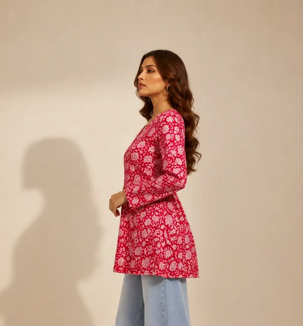 Red_Floral_Print_Peplum_Top_for_Women