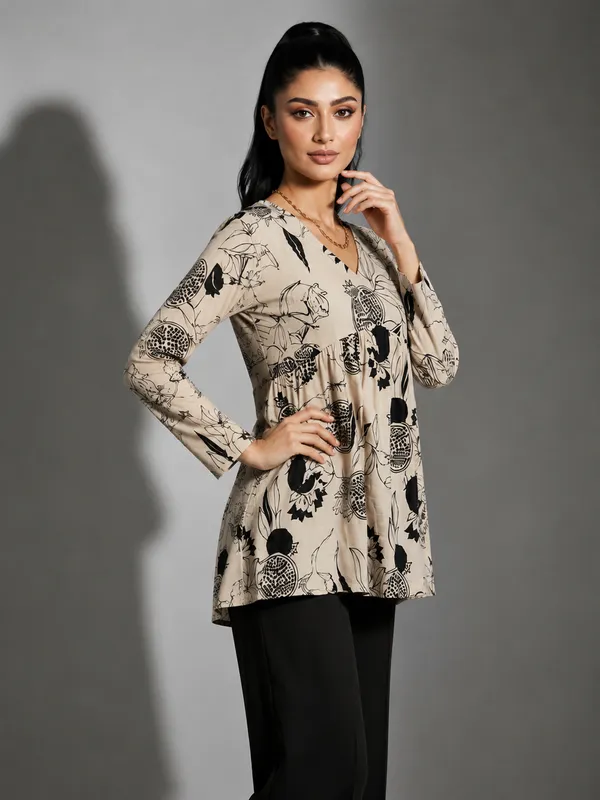 Beige_Printed_Peplum_Top_for_Women