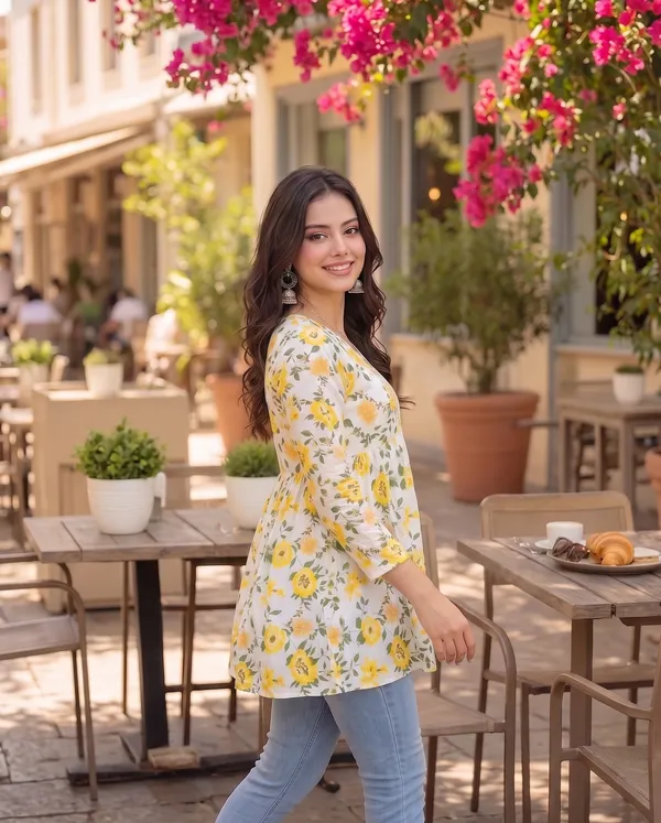 White_Floral_Peplum_Top_for_Women