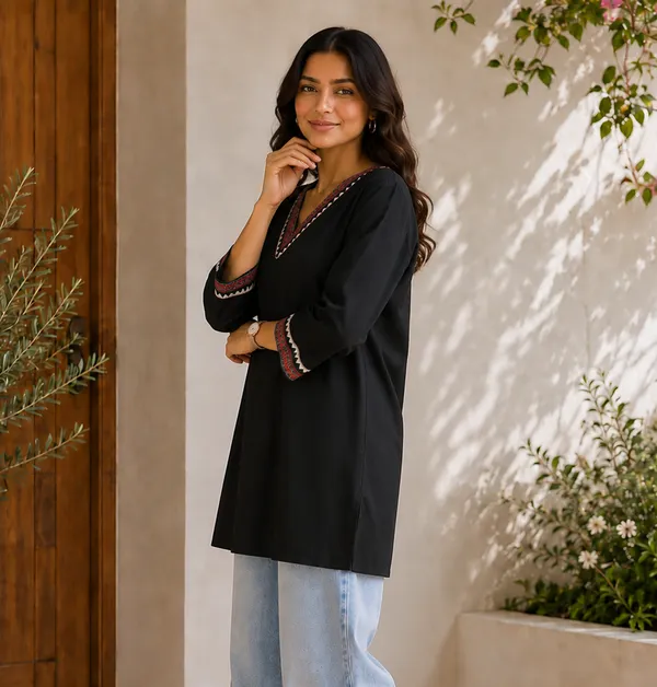 Black_Embroidered_Straight_Kurta_for_Women