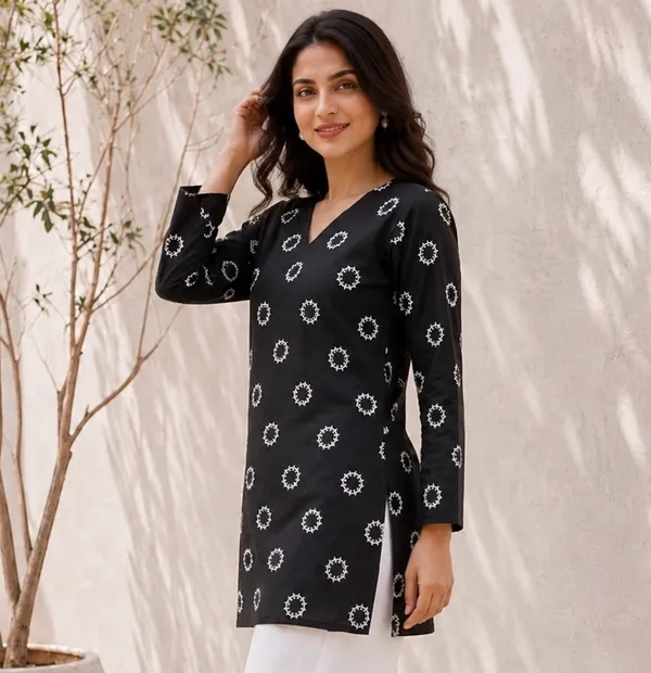 Black_Printed_Straight_Kurti_for_Women