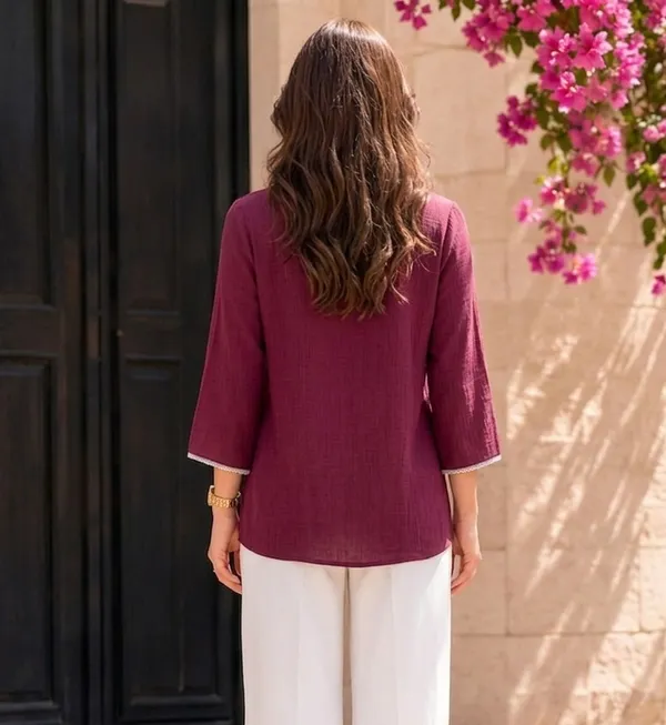 Green_Relaxed_Fit_Tunic_Top_for_Women