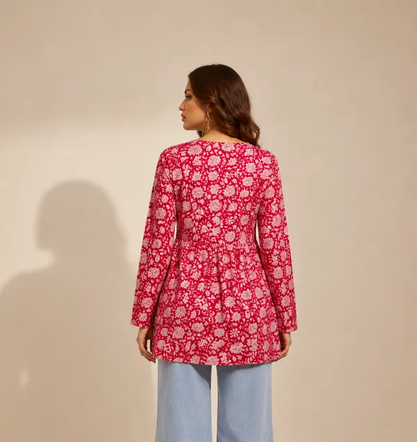Red_Floral_Print_Peplum_Top_for_Women
