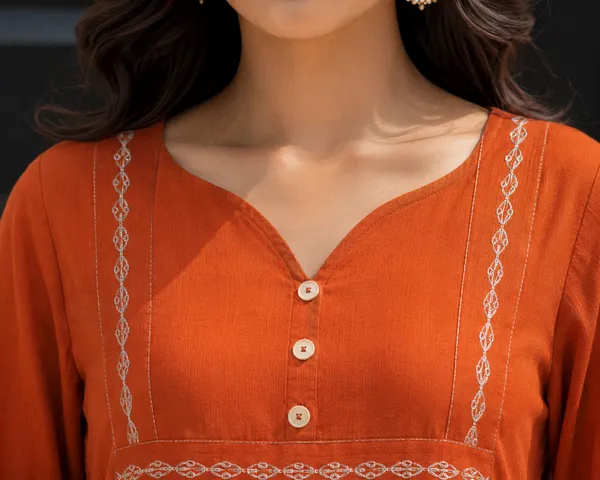Orange_Embroidered_Peplum_Kurta_for_Women