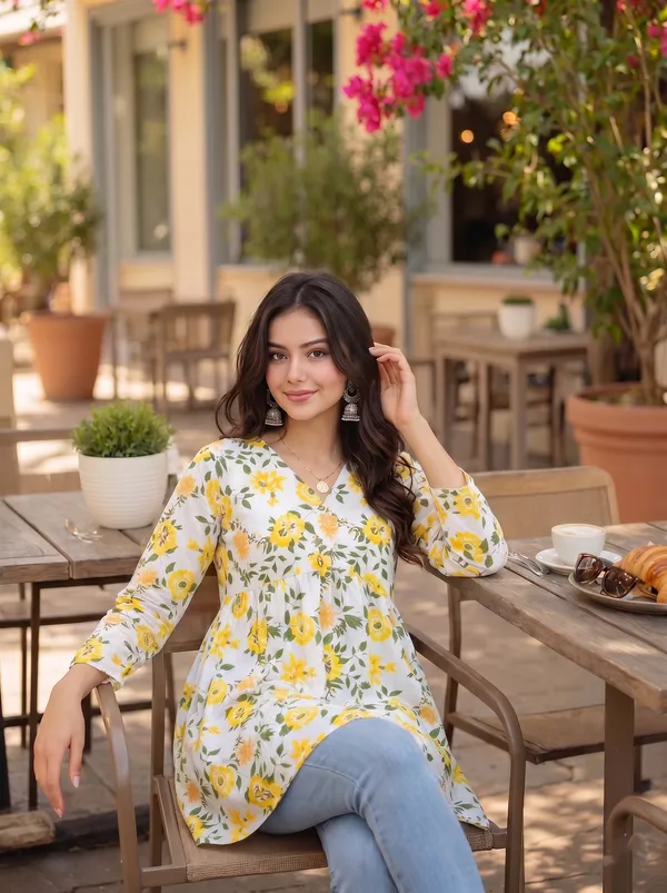 White_Floral_Peplum_Top_for_Women