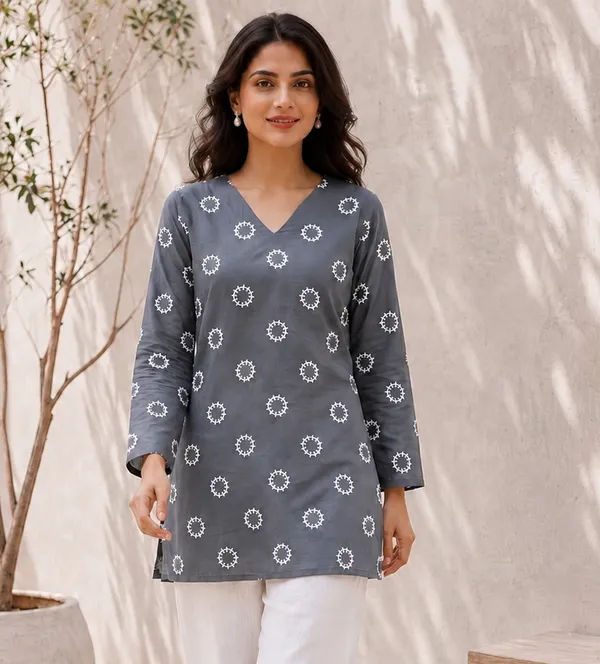 Grey_Printed_Straight_Kurti_for_Women