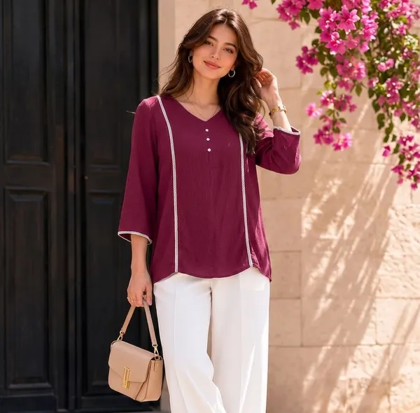 Green_Relaxed_Fit_Tunic_Top_for_Women