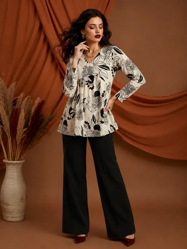 Beige_Printed_Peplum_Top_for_Women