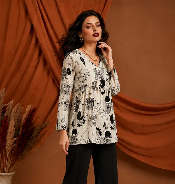 Beige_Printed_Peplum_Top_for_Women
