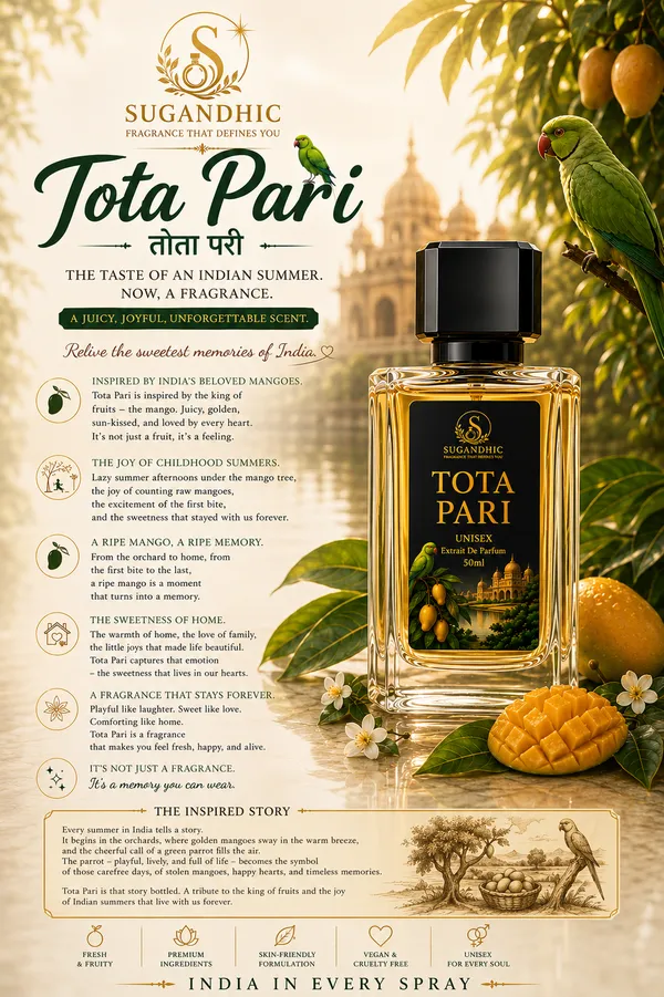 Sugandhic_Tota_Pari_Mango_Bergamot_Eau_De_Parfum_50_ml