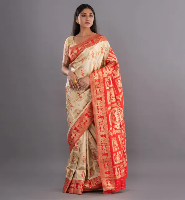 Beige_Red_Traditional_Baluchuri_Silk_Saree_for_Women