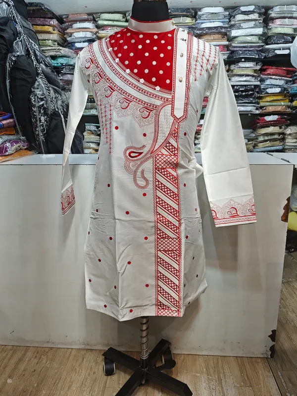 White_Printed_Straight_Kurta_Pajama_Set_for_Men