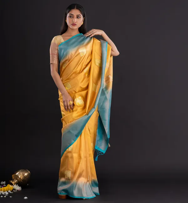 Golden_Teal_Traditional_Saree_for_Women