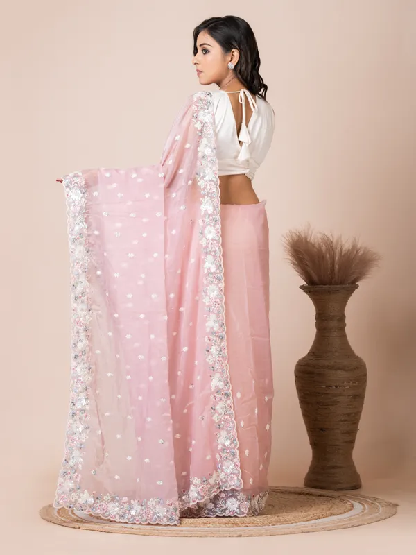 Charming_Pink_Organza_Tissue_Saree_with_Floral_Embroidery