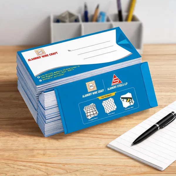 Blue_White_Printed_Business_Envelope_Pack_Of_1000