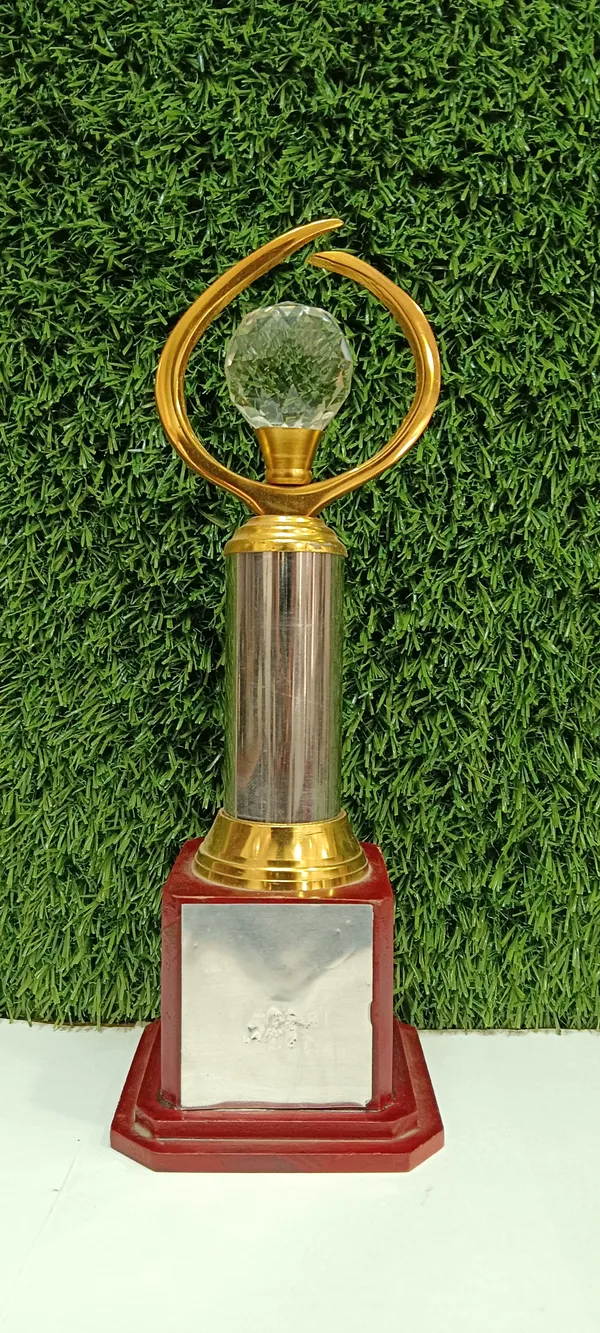 Metal_Golden_Laurel_Wreath_Award_Trophy