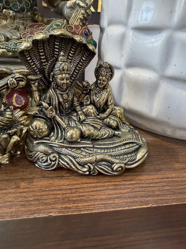 Antique_Finish_Seated_Deity_Couple_Idol