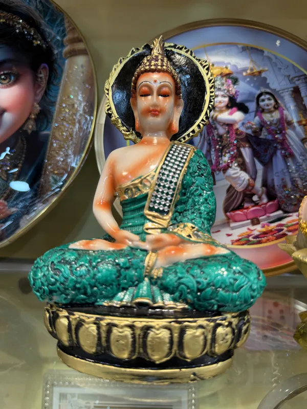 Green_Seated_Decorative_Deity_Figurine