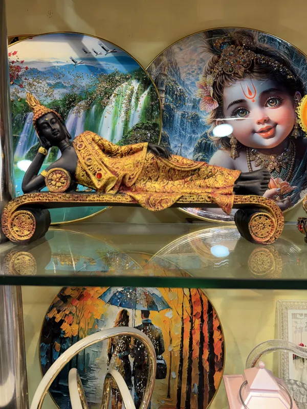 Gold-Tone_Reclining_Krishna_Decorative_Idol