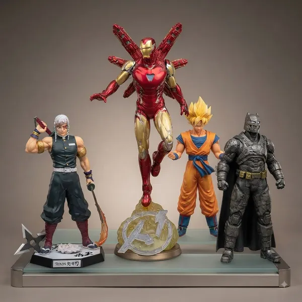 Red__And_Gold_Plastic_And_Acrylic_Superhero_Action_Figure_Collectors